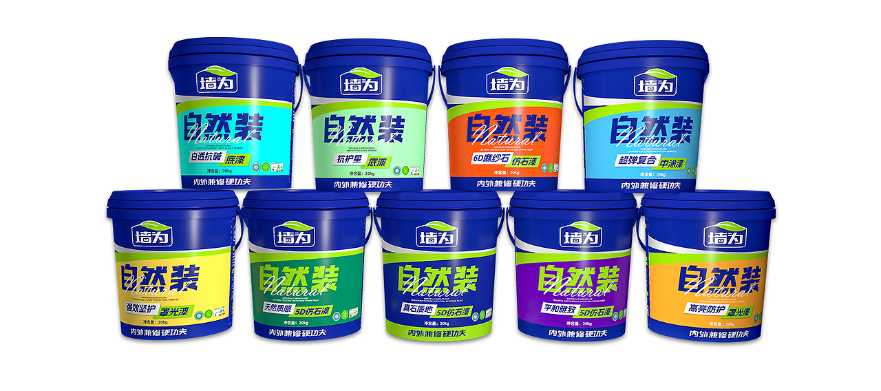 建材之美 从仿石漆到涂料，看包装装潢设计的艺术表达